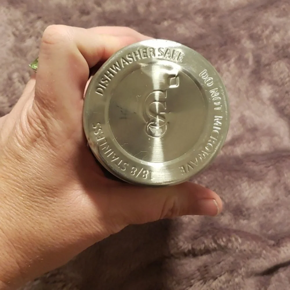 Metal tumbler cup‎